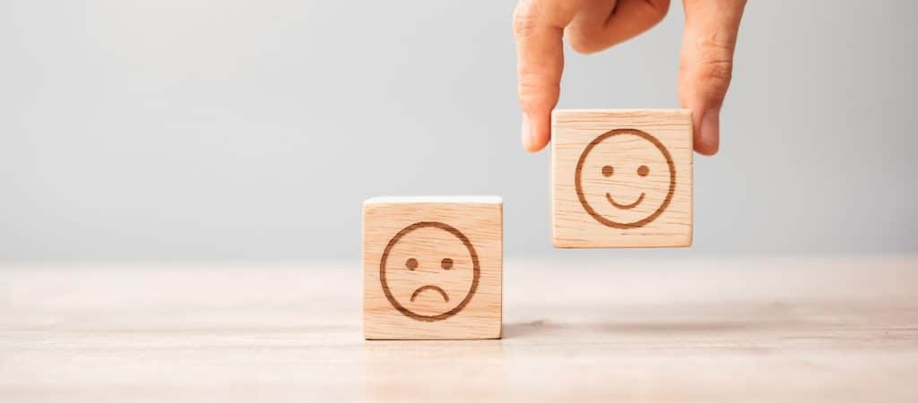 2 Würfel mit Smileys